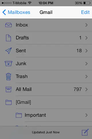 Navigation controller in Mail.app